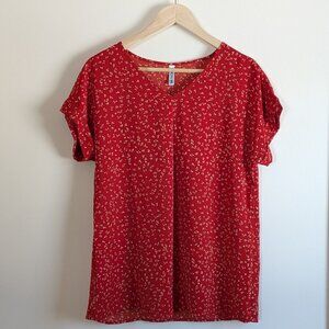 Lightweight V-Neck Blouse